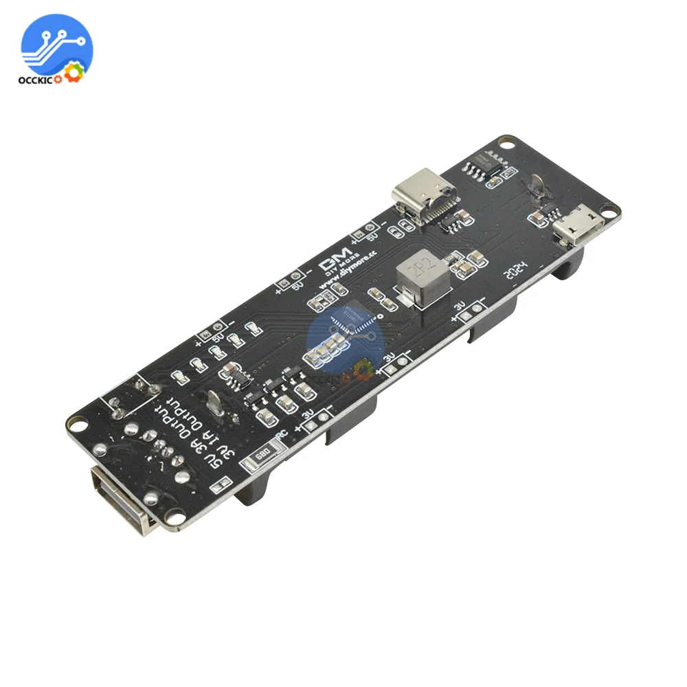 Держатель платы расширения литиевой батареи 18650 для WEMOS ESP32 плата box Arduino Micro USB Type A