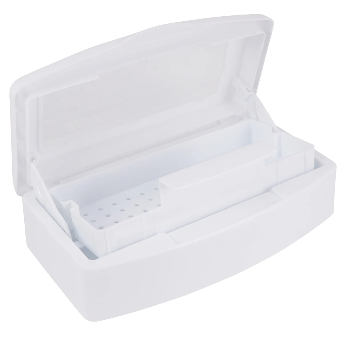 Transparent Lid Sterilizer Box Nail Art Tool Sterilizing Tray Salon Manicure Cleaning For Daily Use Decorations | Красота и здоровье