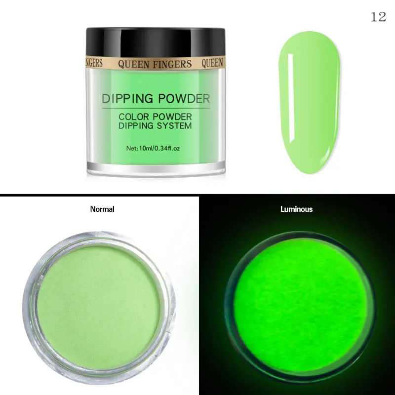 Nail Dipping Powders Gradient Dipping Glitter Decoration Lasting UV Gel Natural Dry Without Lamp Cure Nail Art Tool - Цвет: B12