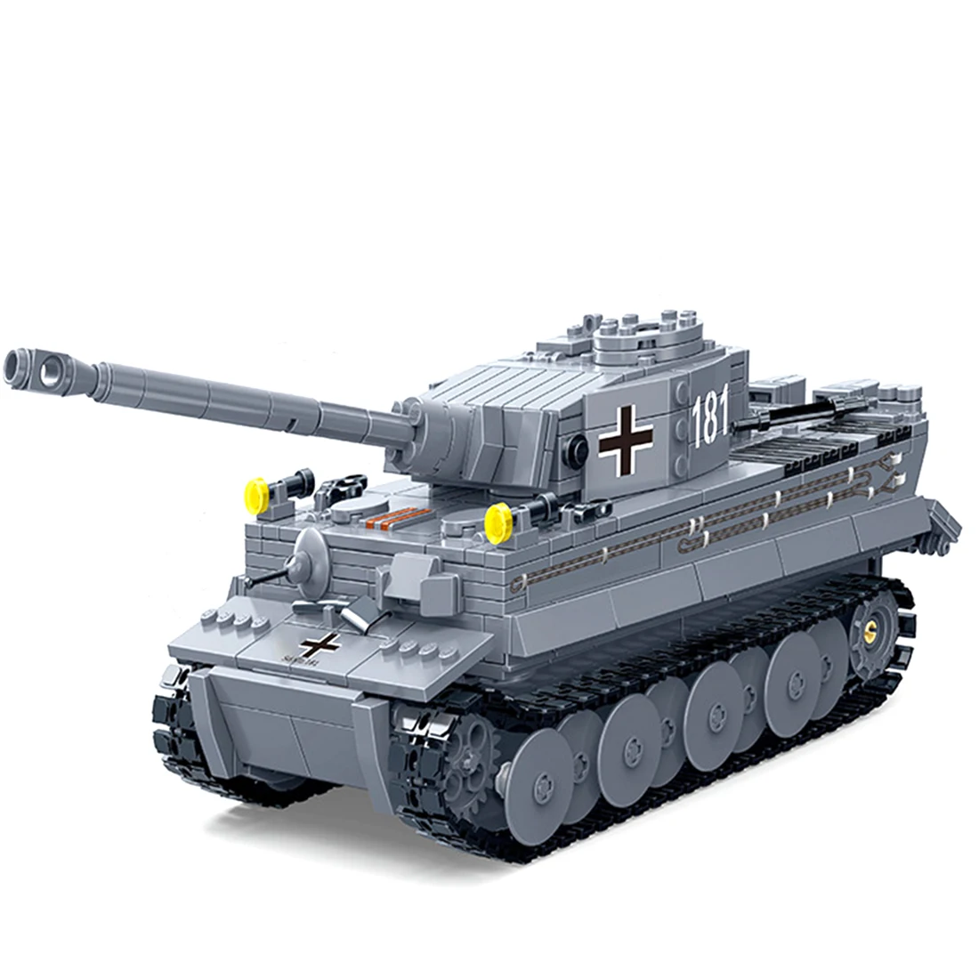 1010Pcs 1 28 Tiger Tank DIY Small Particle Building Block Model Military Vehicle Construction Kit For 2