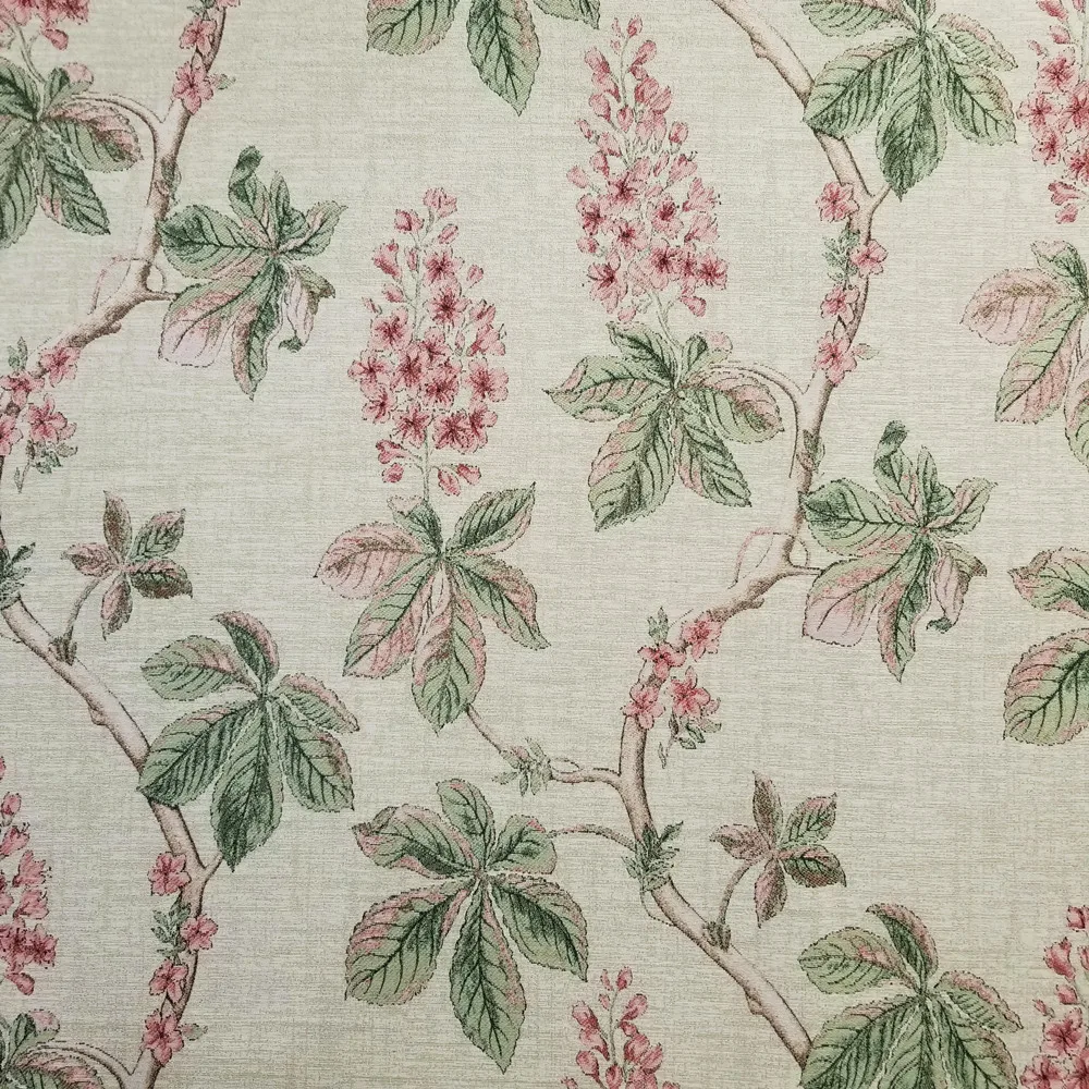 Винтажный цветочный растительный жаккардовый тканый искусственный шелк мягкий домашний для декоративной обивки дивана занавески драпировки ткани 280 см по метру