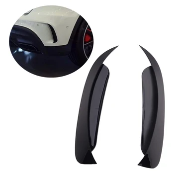 

2pcs Black Car Rear Bumper Spoiler Canards Side Air Vent Trim Cover Fit For Mercedes Benz GLA 250 GLA 45 AMG 2018