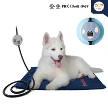 Грелка для домашних животных электрическое одеяло 75 Вт 2" X 18" подходит для комнатных теплых подушечек Водонепроницаемый Анти-укус Регулируемый нагрев безопасность Pat