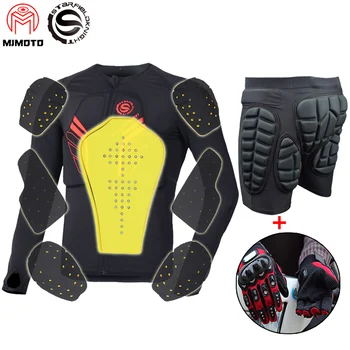 

SFK Motorcycle Jacket Armor Body Protection Motor Racing Moto Cross Back Support Shoulder/Arm Protector Breathable chaqueta moto