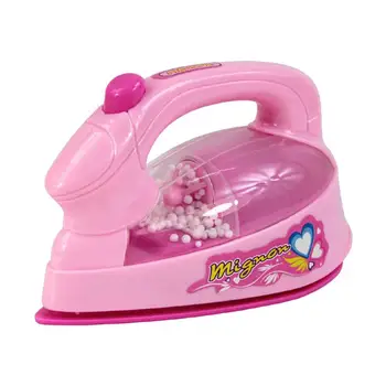 

1PCS Iron Toy Electric iron Play House For Kids Pretend Play Toy Set Electric Iron For Girls Toddlers