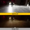 AUXITO 2X H11 LED ampoules antibrouillard H8 H9 H16 JP LED CSP 6000k blanc/3000k or jaune 12V DRL voiture diurne Auto lampe ► Photo 3/6