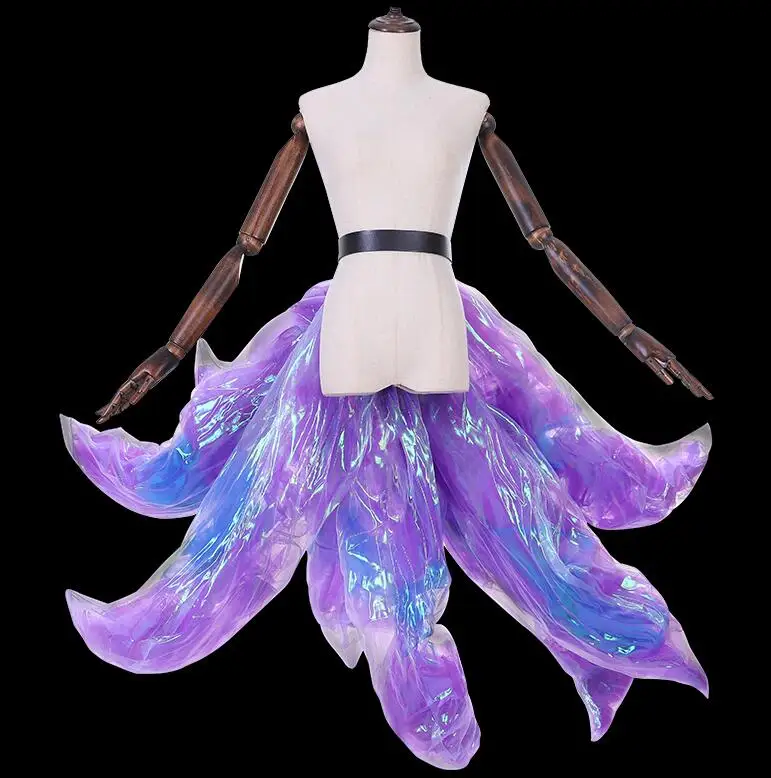 2019 Косплей-костюм LOL KDA Ahri сексуальная лиса lol Ари девять хвостов парик K/DA Tail в