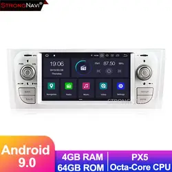 6,1 дюймов Android 9,0 4G ram 64G rom HD Автомобильный dvd-плеер с экраном для Fiat старый punto Автомобильный мультимедийный плеер wifi резервная камера BT