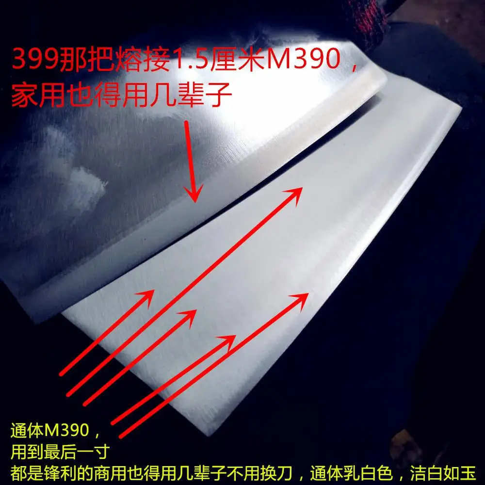  Yeelong Manual forging M390 steel Kitchen Knife Chef's Meat Cleaver Butcher Knife Vegetable Cutter  - 10000000860929