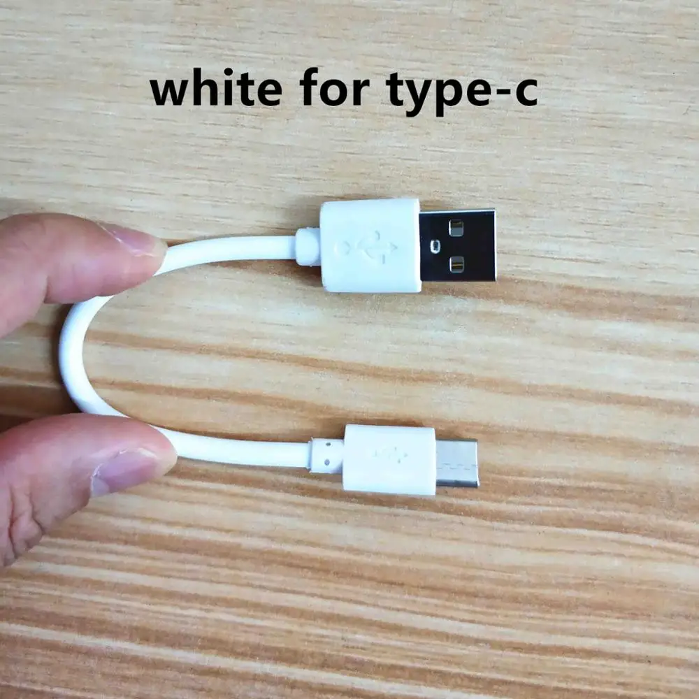 15 см короткий микро-usb кабель type-c зарядный кабель для Iphone 5S 6 6s 7 Plus Xiaomi samsung для huawei Android кабель для зарядного устройства - Цвет: white for type-c