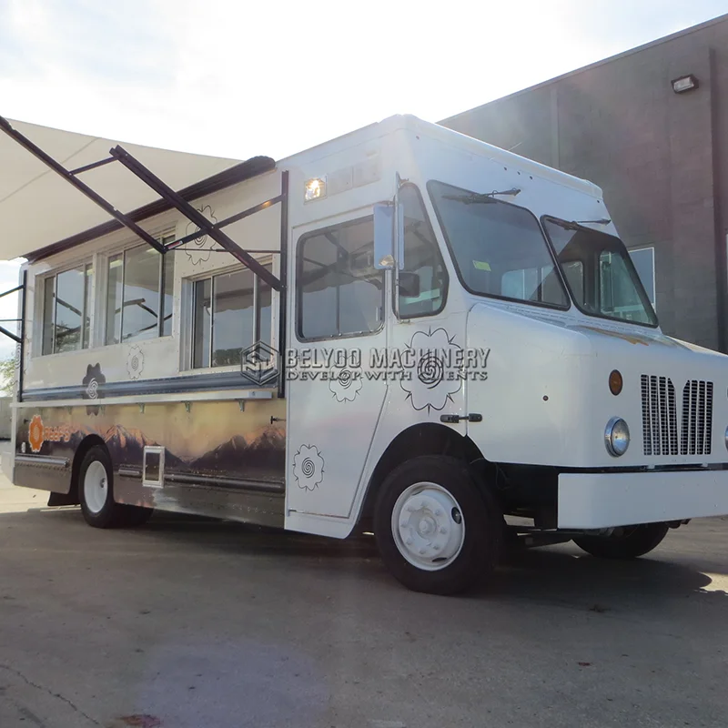 Street Sale Hot Dog Stand Gelato Food Van Fast Food Kiosk Mobile Food