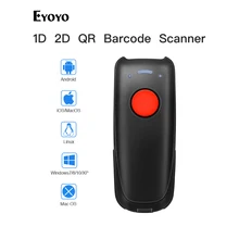 Eyoyo EY-004A 3-в-1 Bluetooth Беспроводной 1D 2D ПЗС-сканер штрих-кодов Сканер штрих-кодов для Windows, Mac iOS и Android планшет
