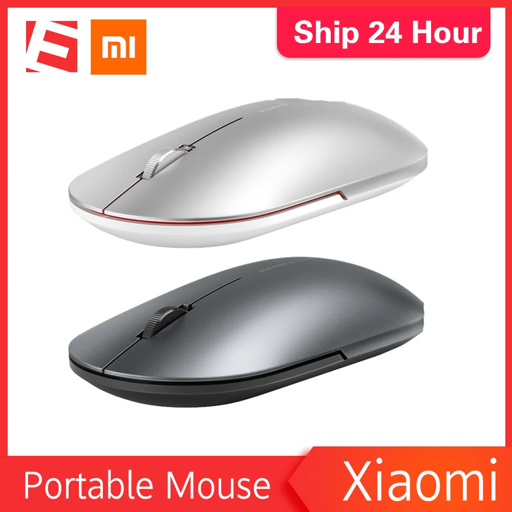 Xiaomi модный металлический внешний вид мыши стильный беспроводной Двойной режим