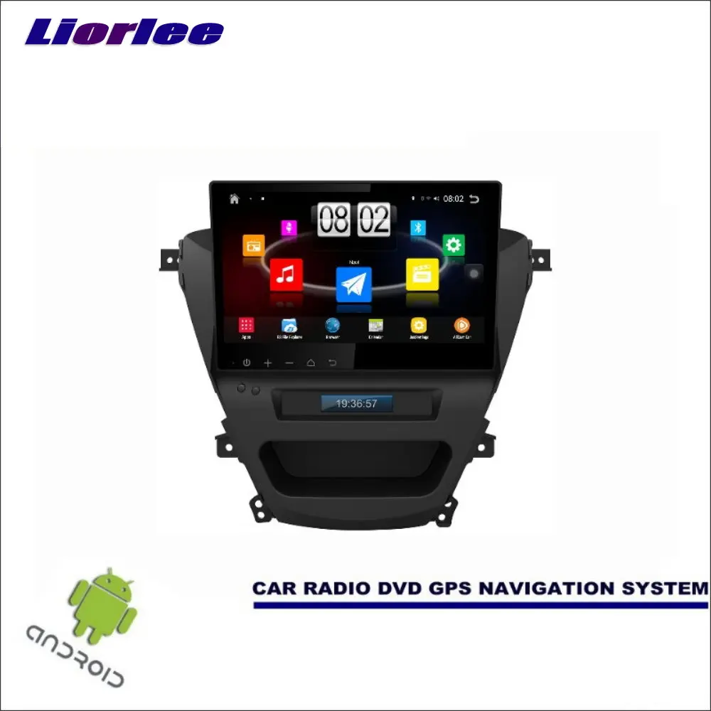 

Liorlee Car Android Player Multimedia For Hyundai Elantra 2013-2015 Radio Stereo GPS Map Nav Navi ( no CD DVD ) 10.1" HD Screen