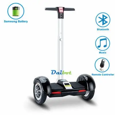 10 Inch Balance Scooter Hoverboard A8 Two Wheels 350W*2 Kids Adults Electric Scooter - Цвет: black