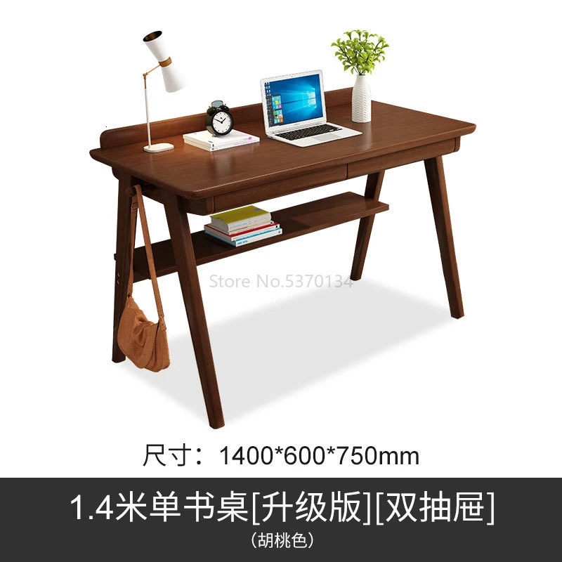 Стол из цельного дерева, домашний студенческий письменный стол, простой настольный компьютерный стол, экономичный простой стол, компьютерный стол - Цвет: Пурпурный