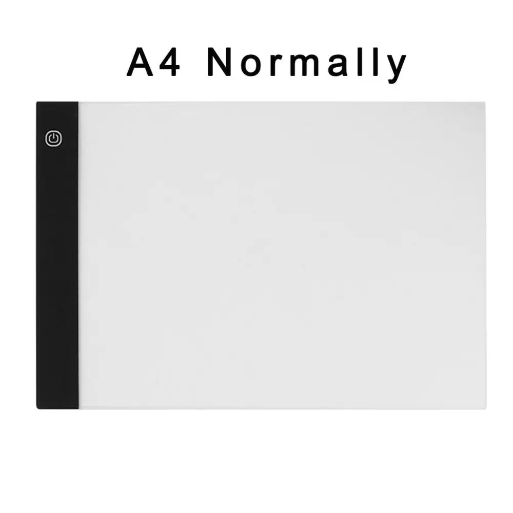 A4 Normally Цифровой планшет A3 A4 A5 GraphicTablet для рисования знак дисплей Панель светящийся трафарет Графический художник тонкая доска для рисования свет - Цвет: A4 Normally