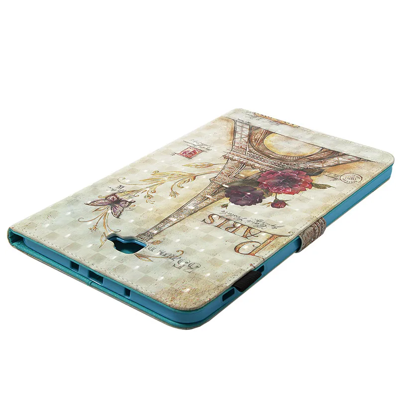 SM-T585 чехол для планшета samsung Galaxy Tab A A6 10," SM-T580 T580 T585 T585N Smart Cover Funda башня из мультфильма кошачий корпус