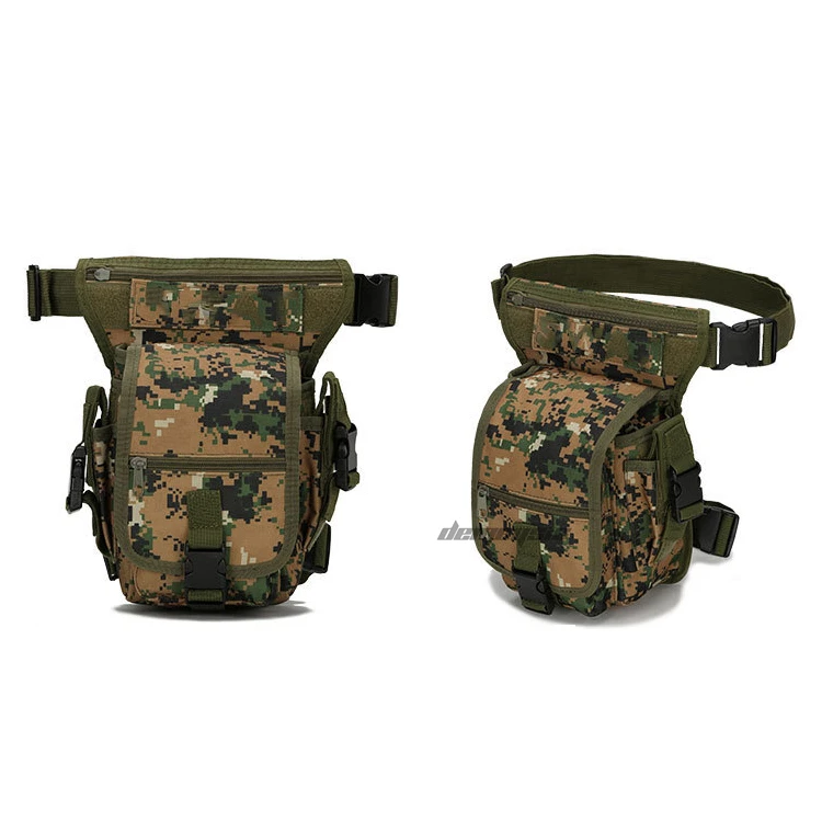 woodland digital Тактическая уличная спортивная сумка для ног, военная охотничья сумка, многофункциональная камуфляжная сумка - Цвет: woodland digital