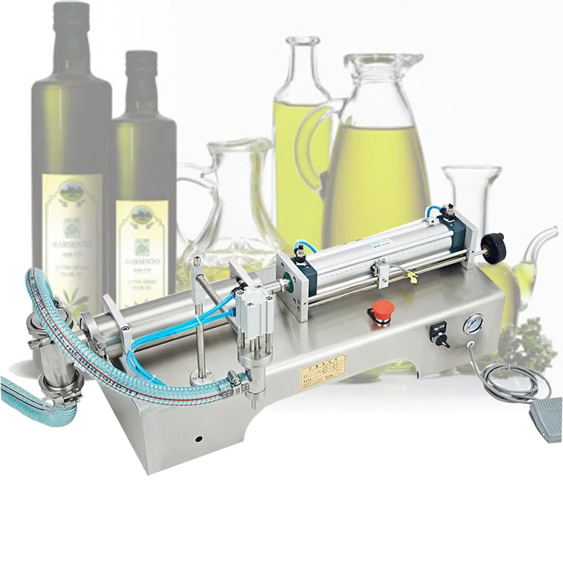 

Single Head Liquid Filling Machine Pneumatic Liquid Filler Wine Milk Juice oil quantitative single nozzle Filling Machine