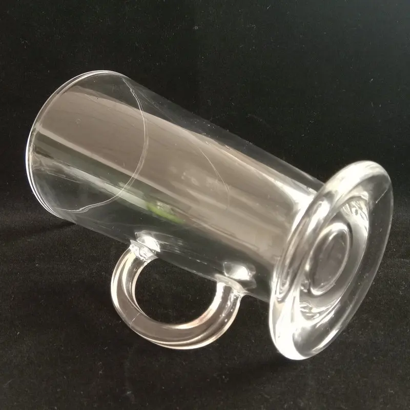 Прозрачная с ручкой стеклянная Бессвинцовая Бытовая термостойкая чашка для сока с горячим напитком оригинальность чашка для завтрака молока кофе латте
