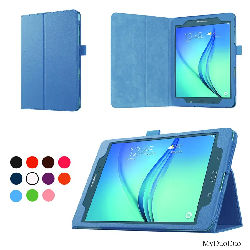 Чехол для Samsung Galaxy Tab A T550 T555 9 7 дюйма sm t550 флип подставка из искусственной кожи