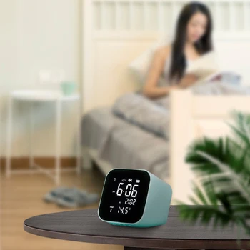

Digital Alarm Clock Desktop USB Rechargeable Mini Aromatherapy Clock with Temperature Calendar Display RT88