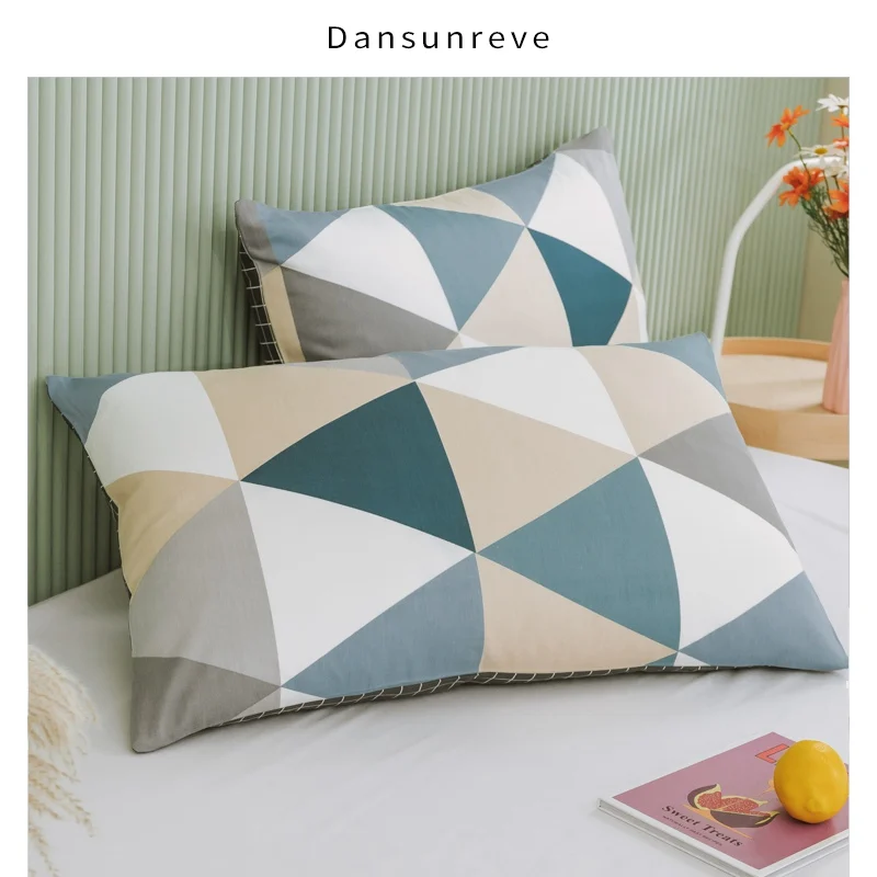 Хлопковый чехол для подушки Dansunreve с мультяшным цветочным рисунком мягкий