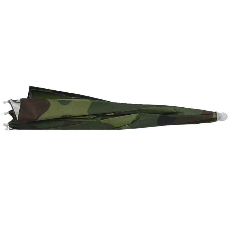 

Elastic Headband Camouflage Pattern Sun Rain Umbrella Hat Cap for Fishing
