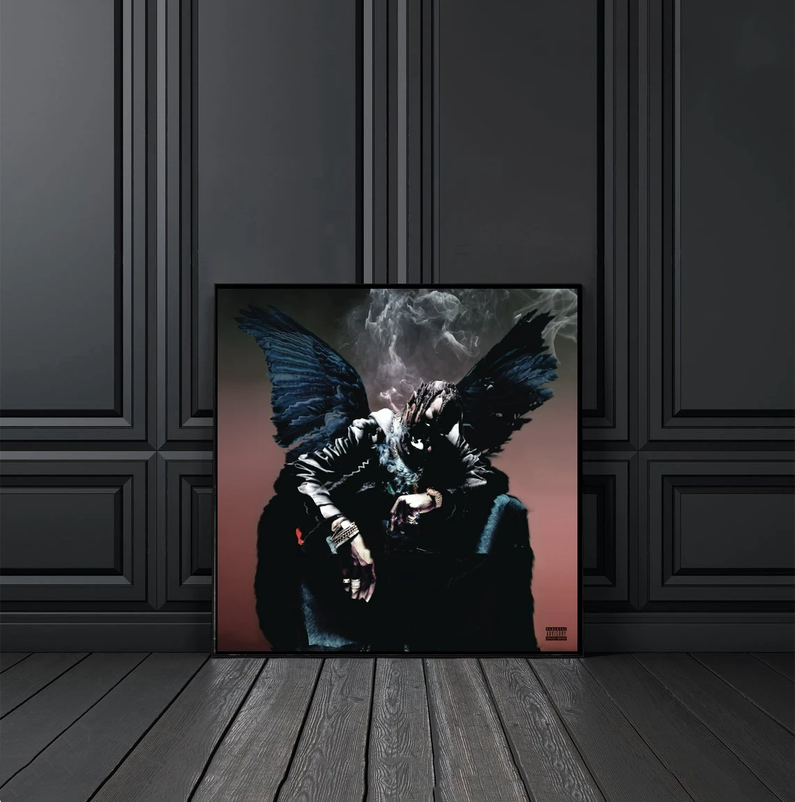 Travis Scott - Birds In The Trap Sing Mcknight Music Album Cover Canvas Poster Home Wall Painting Decoration (Senza Cornice)
