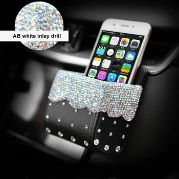 

Car Air Outlet Bag With Diamond Air Conditioning Bag Full Of Stars Car Air Outlet Storage Phone Bag