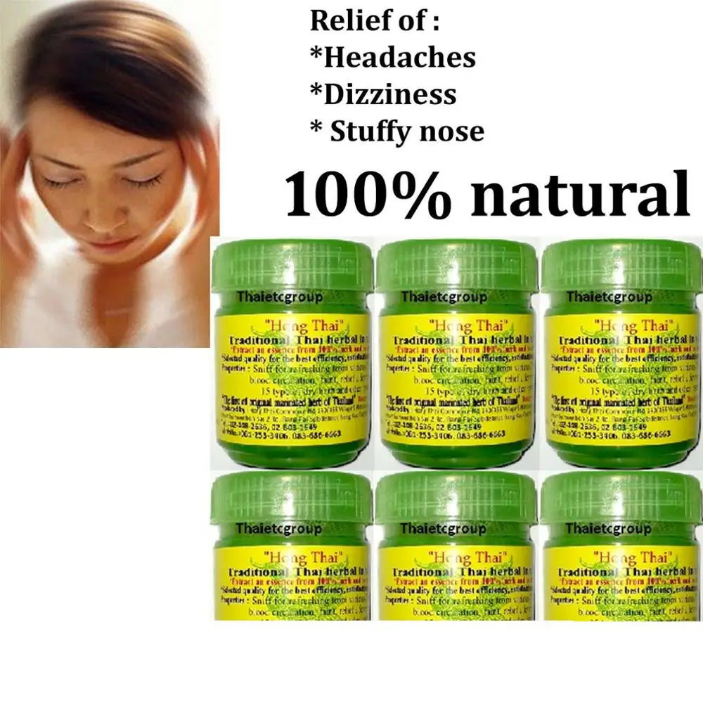 Thai Herbal Inhaler 5pcs/4Pcs/1pcs