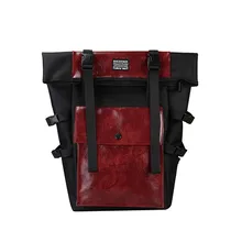 Мужские и женские оксфорды большой емкости сумки Rotro рюкзак высокое качество Винтажный дизайн мода элегантный дизайн кожаные рюкзаки