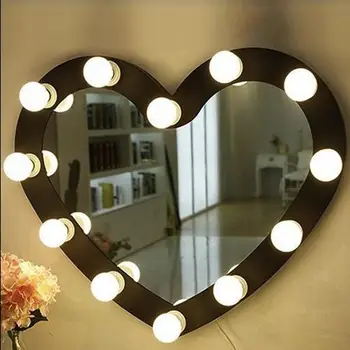 

10Bulb Vanity Mirror Lights Table Set LED Bulb Professional Mirror Lights Kit Glamour Makeup Light Beauty Dressing Room