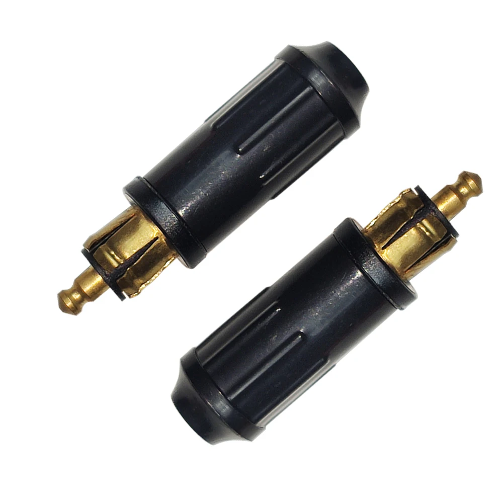 

JKM DIY 3PCS 12V 24V Motorcycles Cigarette Lighter EU Plug Refit Accessory Socket Converter Connector