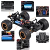 Linxtech 16889 1/16 Scale 45km/h Racing RC Car with Brushless Motor 4WD Off-Road RC Car Toy All Terrain for Kids Adults 4