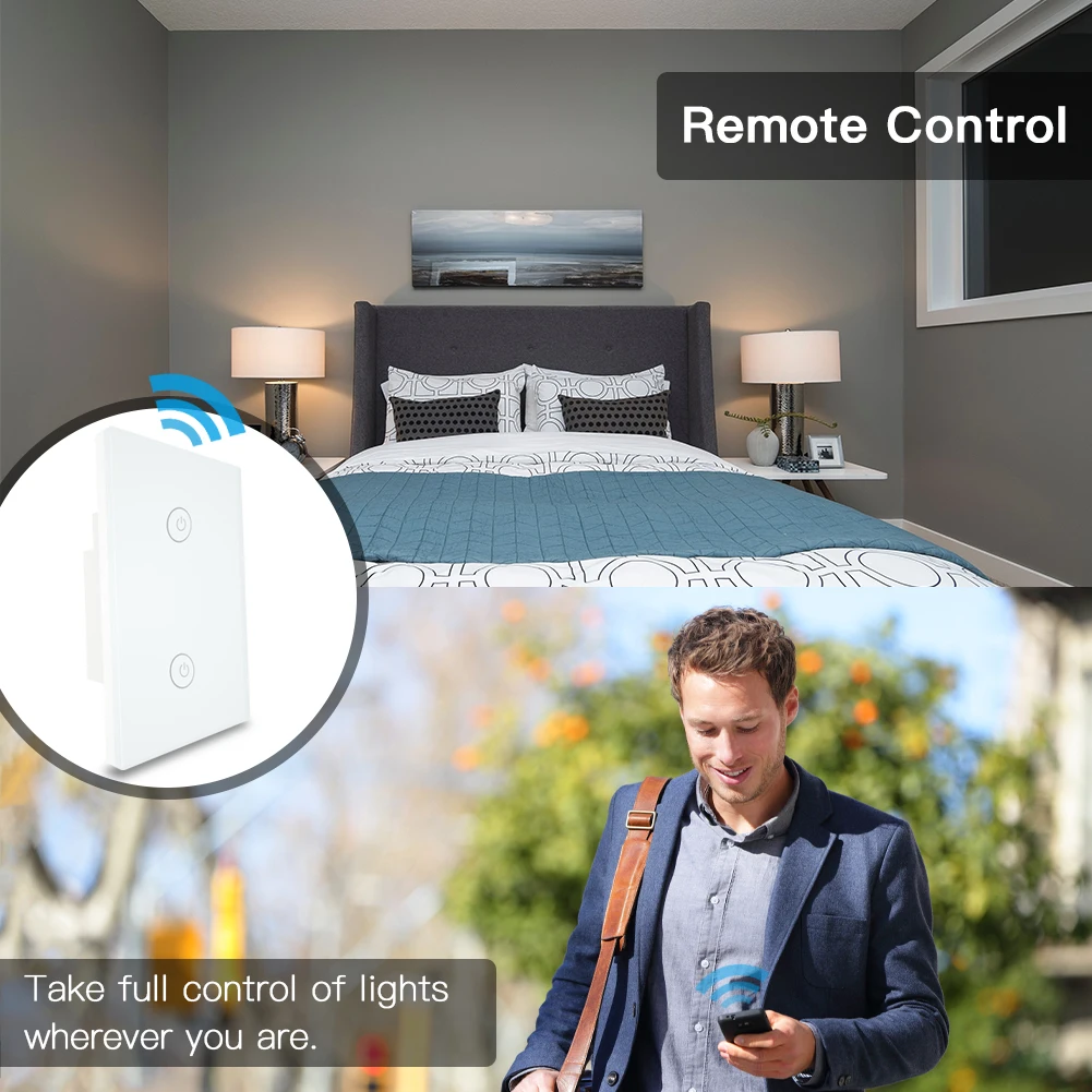 3 способа Wi-Fi умный мульти-контроль выключатель света работает с Alexa Google Home, не требуется концентратор Smart Life APP дистанционное управление