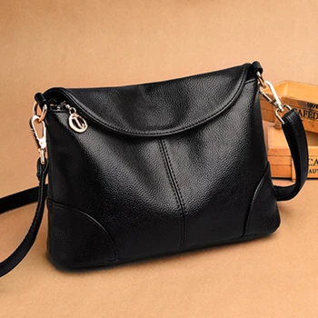 

2020 Female Messenger Bags Ladies Women Soft PU Leather Shoulder Bag Sac A Main Vintage Crossbody Bags For Women Flap Bag