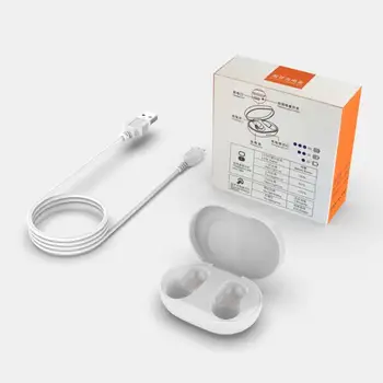 

IN STOCK! Charging Box Warehouse White With 1 Meter Charging Cable Suitable For Xiaomi Redmi Headset AirDots Youth Edition