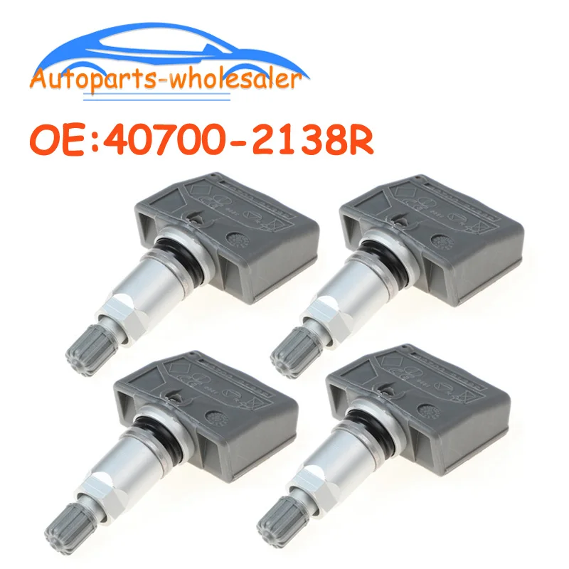 4 шт./лот 407002138R 40700 2138R 8200086582 для Renault Laguna II Grandtour TPMS датчик давления в шинах монитор