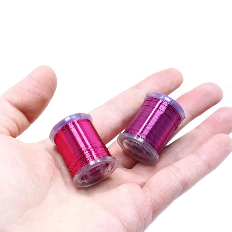 1pc 더 큰 볼륨 0.2mm/0.3mm 플라이 타이 구리 와이어 바디 가중 플라이 타이 재료 요정 버저 세그먼트 리브 플라이