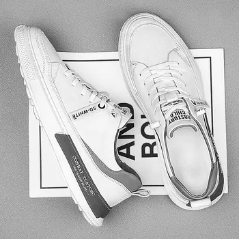 

Men's Casual Shoes Fashion Low Flats Shoes Comfortable Non-slip Sneakers Rubber Hard-Wearing Trend Men Shoes Zapatillas Hombre