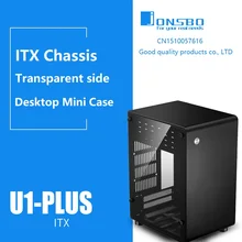 Маленький компьютерный чехол jonsbo U1 PLUS ITX алюминиевый корпус