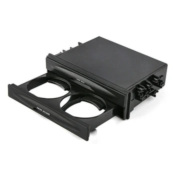 

1pc Car Storage tools Universal Car auto Double Din Radio Pocket Drink Cup Holder+Storage Box
