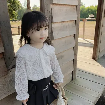

Girls Shirt Lace Jumper Bottoming Shirt Spring and Summer New Children's Clothing