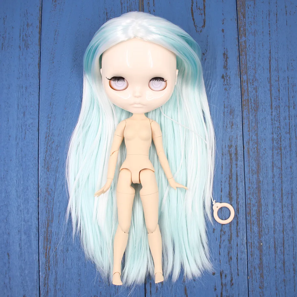 

ICY DBS Blyth doll without makeup without eyechips and glossy face joint body white skin for 1/6 30cm bjd dolls DIY 6909/136