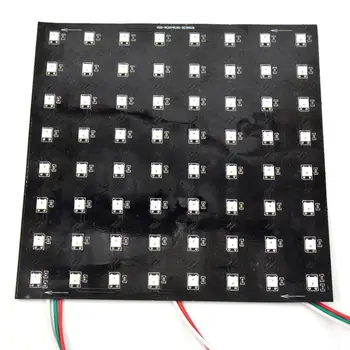 

50pcs SK6818x8 WS2812B Panel 64 pixel LED Programmed Panel Screen WS2811 SMD 5050 Led Digital Flexible Addressable DC5V 16*16cm