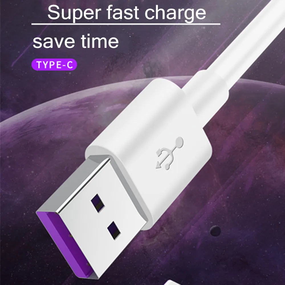 USB C кабель 5A Supercharge usb type C кабель для huawei p20 Pro Lite Быстрая зарядка быстрое зарядное устройство кабель для P30 Pro mate 20 Lite
