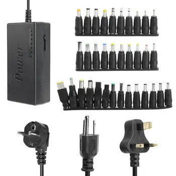 

12-24V 96W Adjustable Power Charging Adapter 34 Supply Charger Plugs Universal Multifunctional Notebook Almighty 5.5X2.1mm