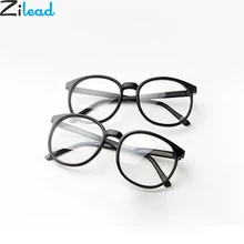 Zilead круглые очки Ретро рамка прозрачные линзы оптические очки для мужчин и женщин простые очки Des Lunettes унисекс